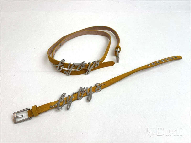 Skärp med matchande armband Eytys, gul