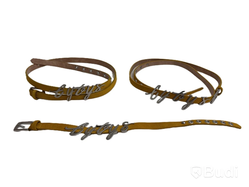 2 st. Skärp med ett matchande armband Eytys, gul