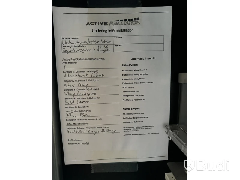 Active Fuelstation med kaffevagn