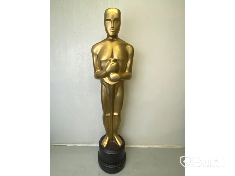 Oscarsstatyett 2,20m hög i skyddsfodral