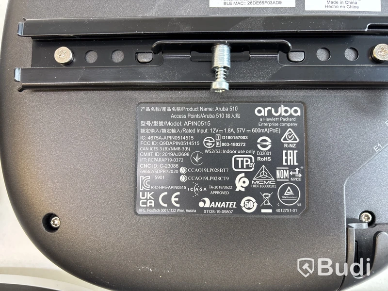 5 st. Accesspunkter HPE Aruba 510