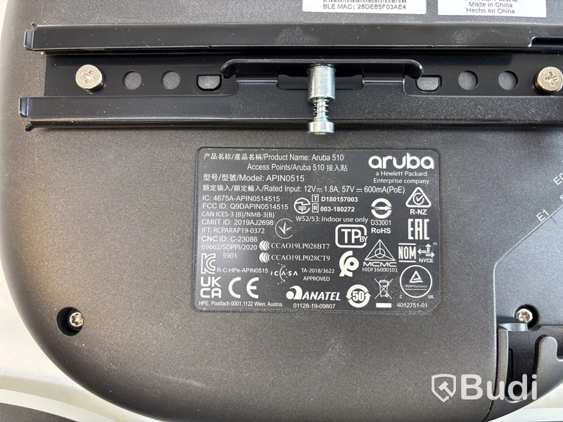 5 st. Accesspunkter HPE Aruba 510