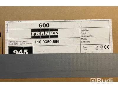 1 st Spisfläkt NY - Franke F600 60CM svart, Art. Nr: 110.0350.696, Ord. pris ca: 6800 kr