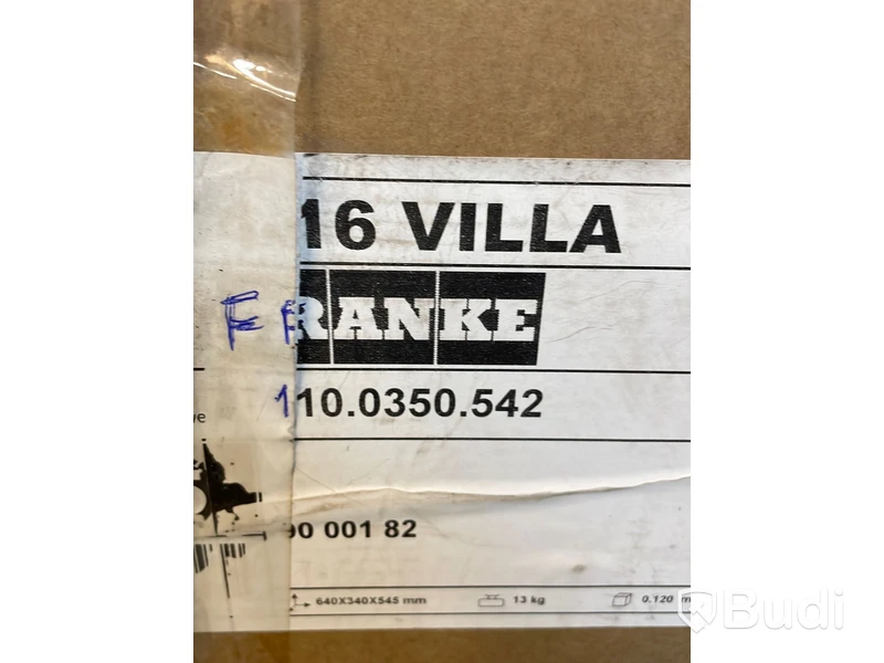1 st Spisfläkt NY - Franke F604-16 Alliance Rostfritt stål, Art. Nr: 110.0350.542, Ord. pris ca: 9100 kr