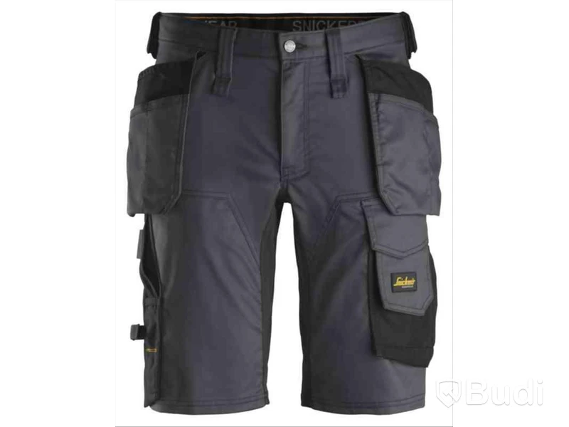 SHORTS SNICKERS 6141 GRÅ\/, SVART STRETCH AW HF STL 62, Ord. pris inkl. moms: ca 800 kr