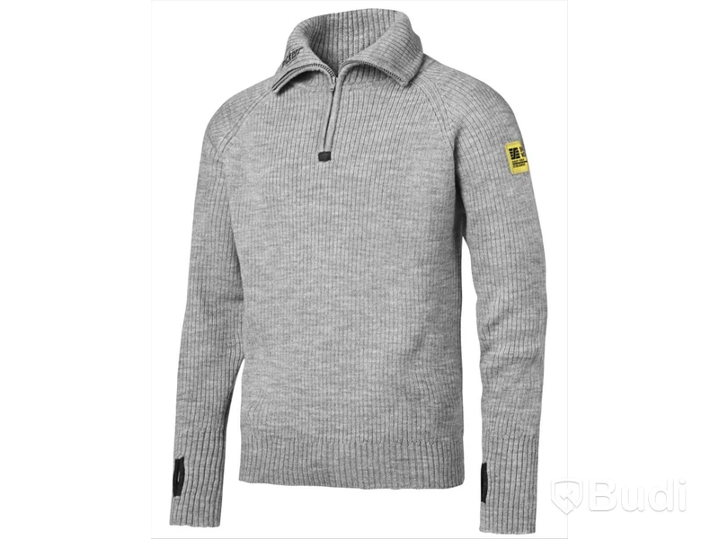TRÖJA SNICKERS 2905 GRÅ, M KORT DRAGKEDJA STL XL,  Ord. pris inkl. moms: ca 1400 kr