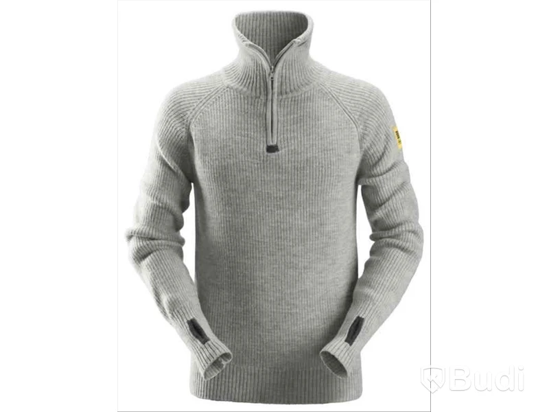 TRÖJA SNICKERS 2905 GRÅ, M KORT DRAGKEDJA STL XL,  Ord. pris inkl. moms: ca 1400 kr
