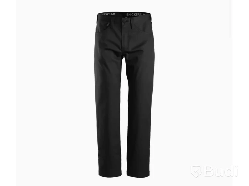 2 st. Chinos svarta. Snickers arbetskläder. Storlek 162. Totalt ord. pris inkl. moms: ca 1300 kr