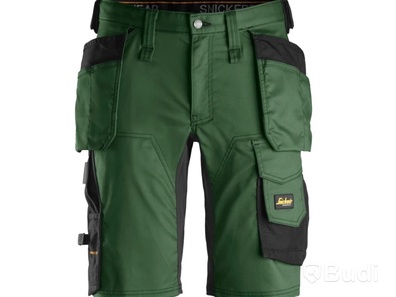 Arbetsshorts. Skogsgrön/svart. Stl 064. Snickers workwear. Ord. pris inkl. moms: ca 1200 kr