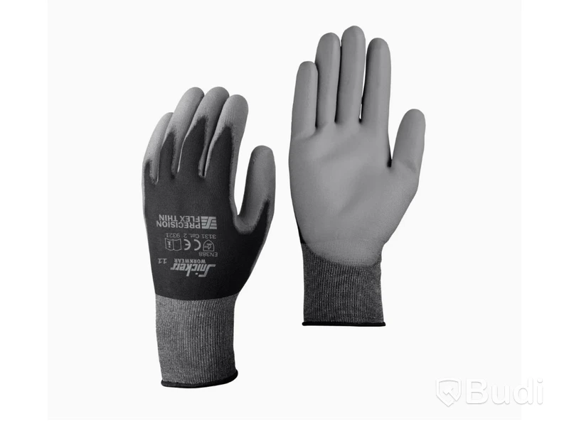 45 st. Handske precision flex light. Stl 9. Snickers workwear. Totalt ord. pris inkl. moms: ca 1125 kr