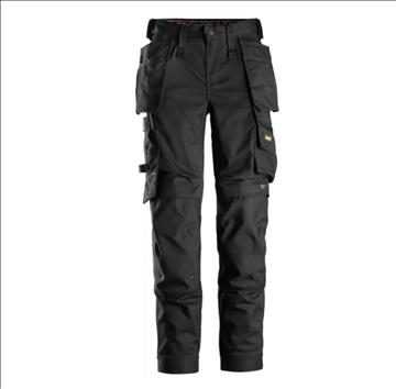 (NY) Arbetsbyxa dam svart modell 6247. Stl 017. Snickers workwear. 
