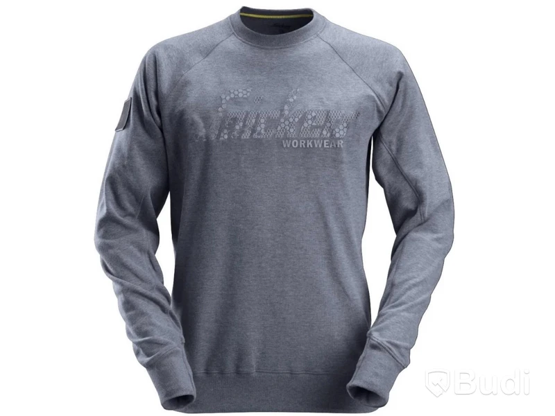 Tröja, grå-/blåmelerad i stl S. Snickers workwear. 28823400004, Ord. pris inkl. moms: ca 5 kr, Ord. pris inkl. moms: ca 500 kr