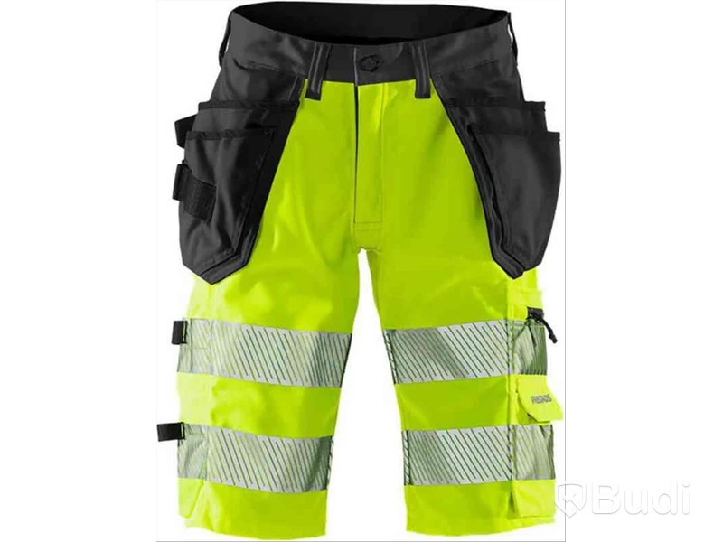 Shorts  FR 2509 PLU stretch, varsel, gul/svart, C58. Ord. pris inkl. moms: ca 1250 kr