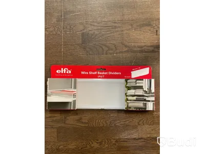 HYLLKORG ELFA, 1 st. VIT samt 1 st. AVDELARE ELFA, TRANSP 2-PACK, Ord. pris inkl. moms: ca 500 kr
