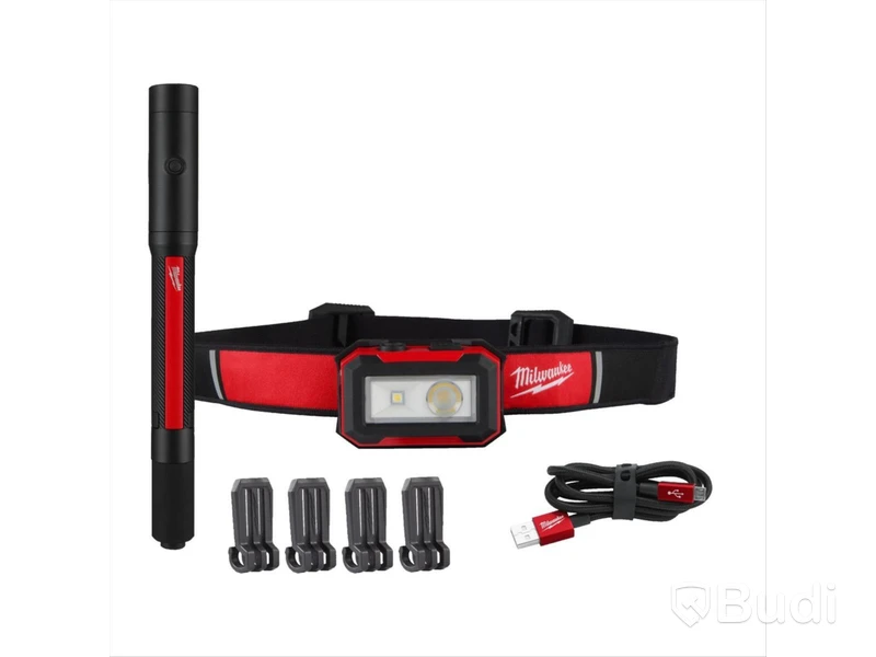 KOMBIKIT MILWAUKEE IRHL450250, USB KABEL,  4 X KLÄMMOR, Ord. pris inkl. moms: ca 1600 kr