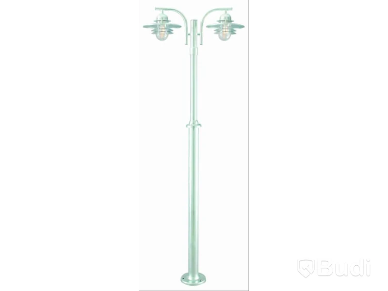 STOLPARMATUR 242 OSLO GALVANISERAD, 2X60W E27 IP54, Ord. pris inkl. moms: ca 4000 kr