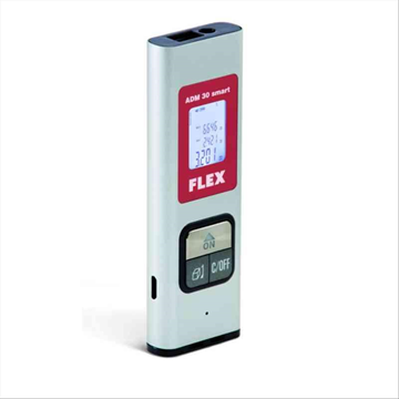 (NY) AVSTÅNDSMÄTA. FLEX ADM30 SMART, 0.03-30 M ± 3MM FJÄDERLÄTT 38G,  Ord. pris inkl. moms: ca 800 kr