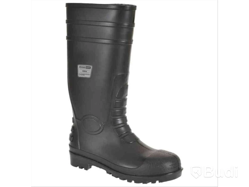 SKYDDSSTÖVEL PORTWEST FW94 S4, PVC/NITRIL SVART STL 46, Ord. pris inkl. moms: ca 500