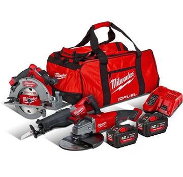 (NY) Verktygspaket, Milwaukee M18 FHPP3A-122B, Ord. pris inkl. moms: ca 14.000 kr