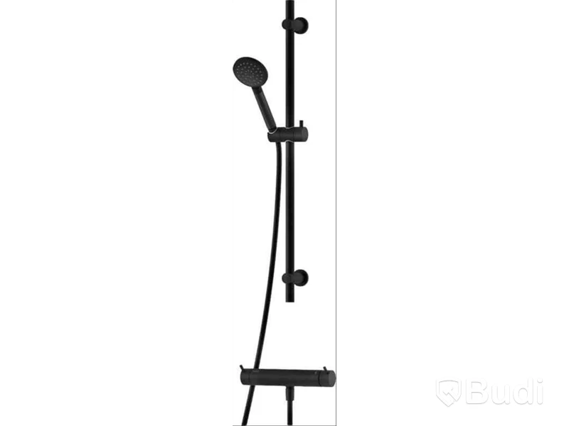 DUSCHSET MORA INXX II 150C\/C, MB. TERM+D-SET. MATTSVART, Ord. pris inkl. moms: ca 6000 kr