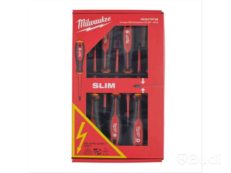 SKRUVMEJSELSATS MILWAUKEE, VDE PZ 7 DEL, Ord. pris inkl. moms: ca 700 kr