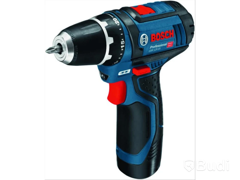 SKRUVDRAGARE BOSCH GSR 12V-15, 2X2.0AH L-BOXX 30NM 0-1300RPM, Ord. pris inkl. moms: ca 1600 kr