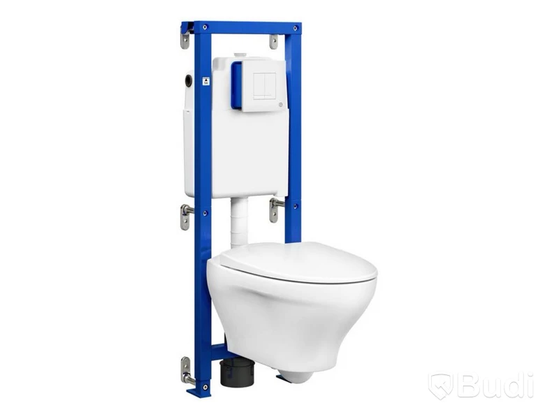 Vägghängd toalett, All In One - Fixtur med Estetic WC och Väggtycke, Gustavsberg, Ord. pris inkl. moms: ca 15.000 kr