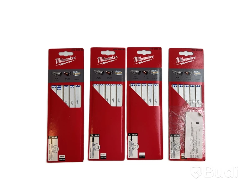 4 st. Sticksågblad milwaukee, Ord. pris inkl. moms: ca 800 kr