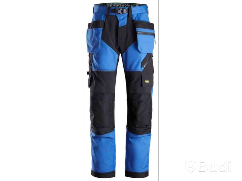 Midjebyxa Snickers 6902 blå/svart, stretch, FW HF STL 154