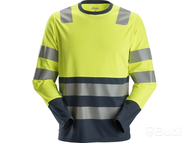 2 st. Långärmad T-shirt Snickers Workwear 2433, Stl. L