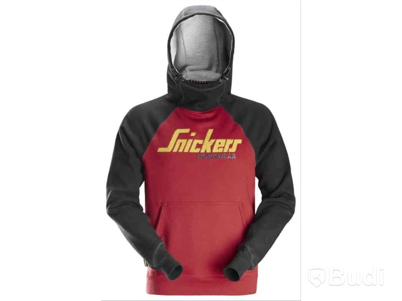 HOODIE SNICKERS 2889-1604, CHILI\/SVART STL: L