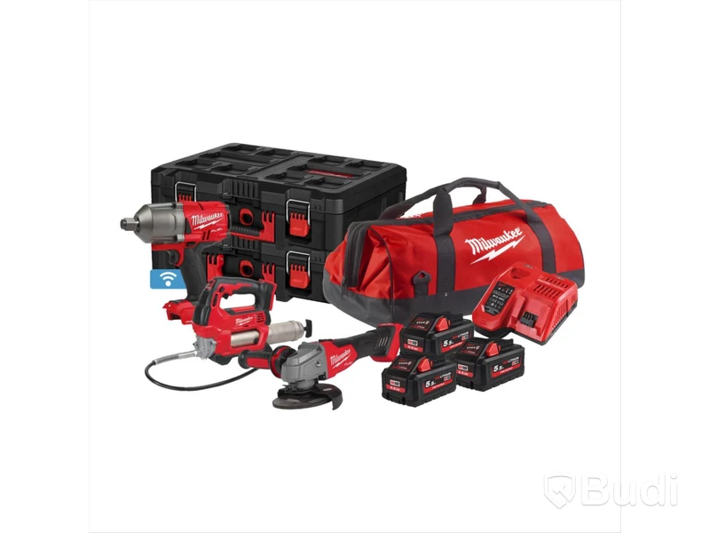 Verktygspaket Milwaukee Powerpack M18 FPP3m, 553p,3x5,5ah,