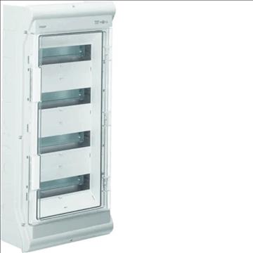 (NY) Hager VE412PN Kapsling utomhus, IP65 4 x 12 moduler, Ord. pris inkl. moms: ca 3000 kr