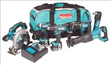 (NY) Makita DLX6038T Verktygspaket med batteri och laddare, Ord. pris inkl. moms: ca 11000 kr
