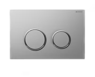 (NY) Spolknapp Geberit Omega 20 Matt/Blankförkromad