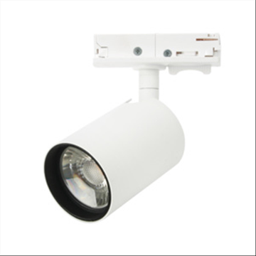 (NY) 2 st. Singelspot Kamic Minirulle 8W, sing 2-krets, vit
