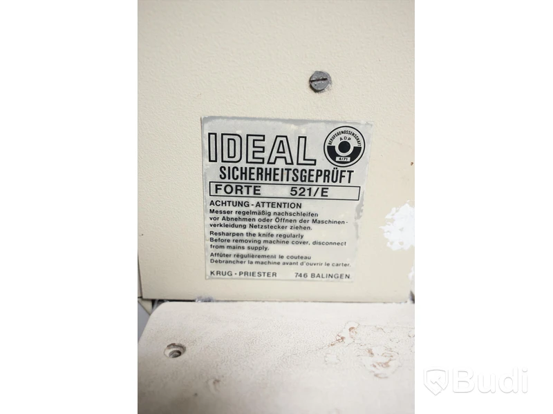 Skärmaskin - IDEAl FORTE 521/E/1