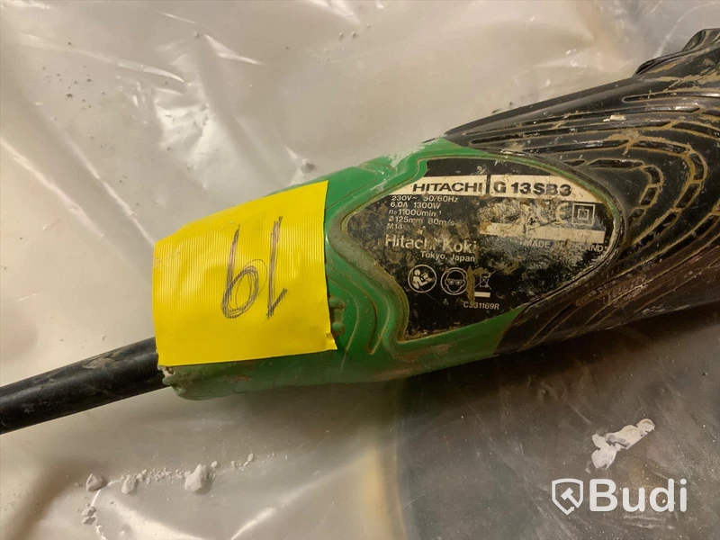 Vinkelkap HITACHI G13SB3 Mutter till kapskiva saknas