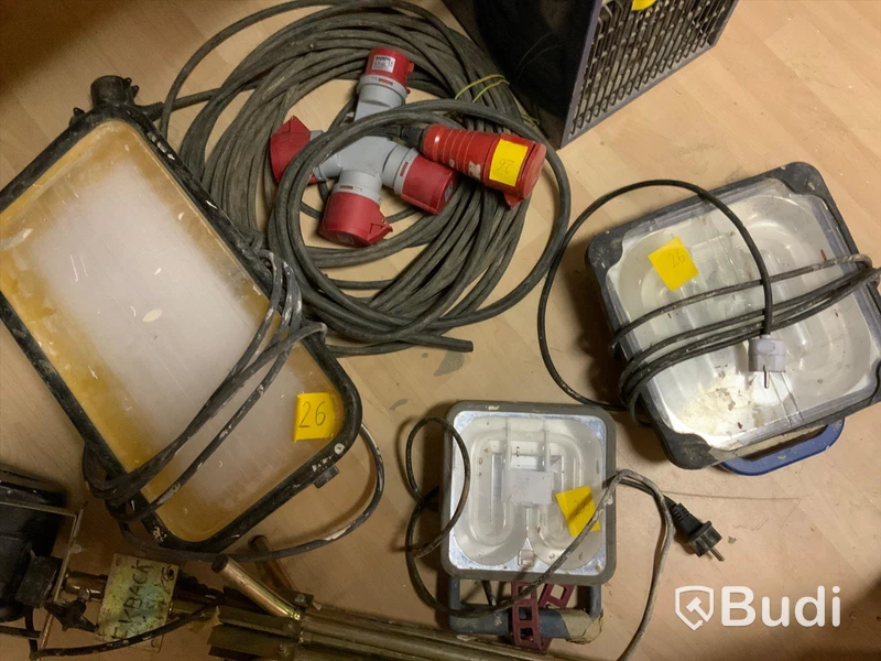 Bygg lampor Belysning 5 KV fläkt