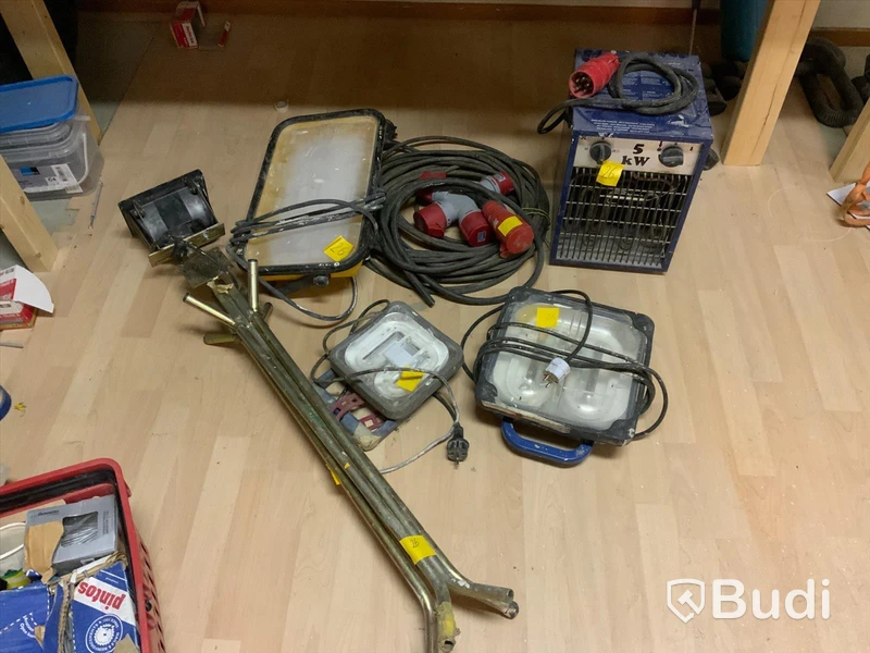 Bygg lampor Belysning 5 KV fläkt