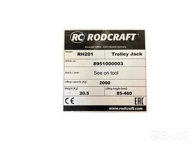 Hydralisk domkraft Rodcraft, RH201