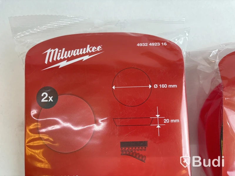 4 st. Förp. Tillbehör till polering Milwaukee