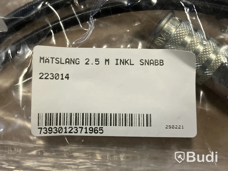 3 st. Mätslang 2,5m inkl. Snabblänk