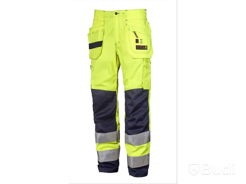 HANTVERKSBYXA Björnkläder, stl. 56, 260-2 Flam HighVis KL.2