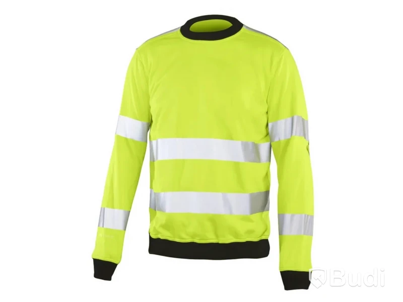 SWEATSHIRT VARSEL BJÖRNKLÄDER, KLASS 2/3 P/B GUL/SVART, STL. XXL