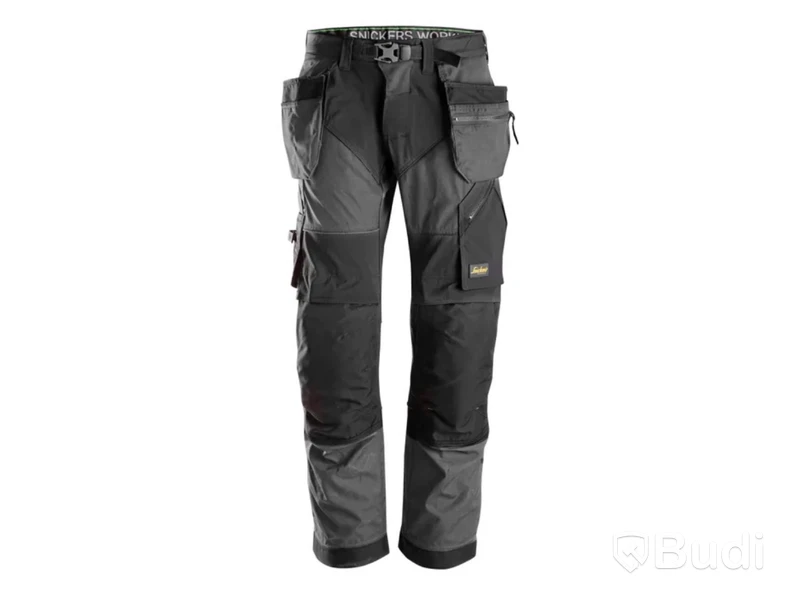 Arbetsbyxa Snickers Workwear, 6902 FlexiWork, stl. 88, grå/svart