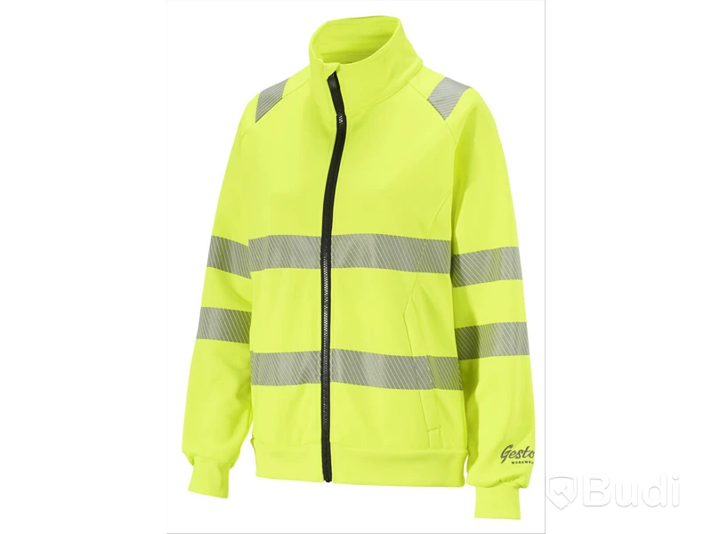 Essential sweatshirtjacka Gesto, Klass 3, gul,  stl. 2XL