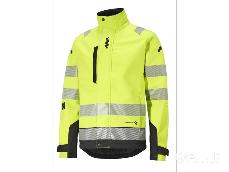 Softshell jacka stretch Univern, Nes Hivis Klass 3, gul, stl. 3XL