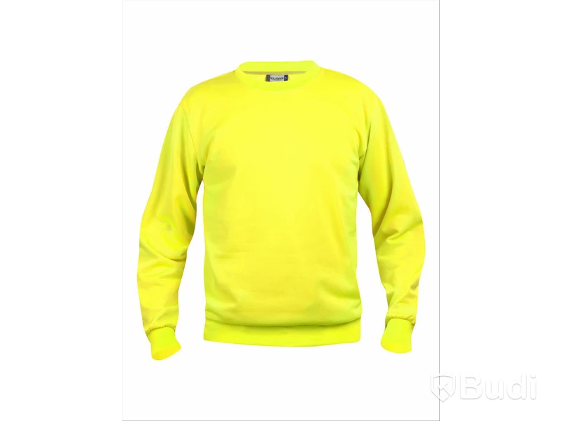 2 st. Sweatshirts rundhals Clique, stl. S, 021030-11, gul