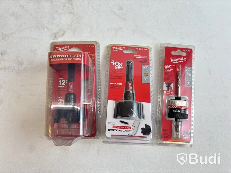 3 st. Borr Milwaukee, olika modeller